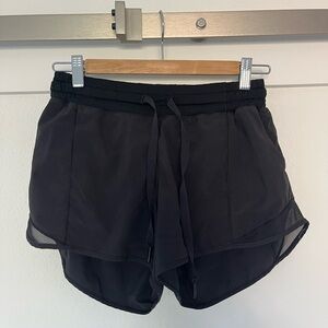 lululemon athletica Drawstring Athletic Shorts in Black with Back Pocket